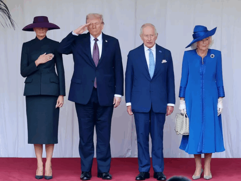Donald Trump, Wife Melania Hosted by King Charles at Windsor Castle
