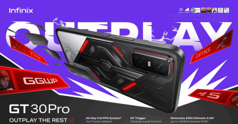 Infinix Launches Gaming-Focused GT 30 Pro in Kenya at Sh39,999