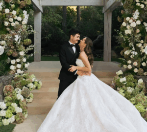 Natasha Bure and Bradley Steven Perry wedding