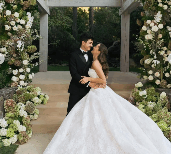 Natasha Bure and Bradley Steven Perry wedding