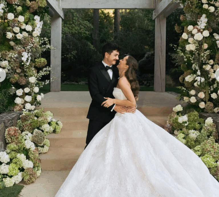Natasha Bure and Bradley Steven Perry wedding
