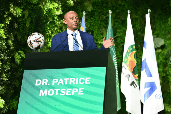 CAF President Dr. Patrice Motsepe DURING CAF 2023–2024 financial year
