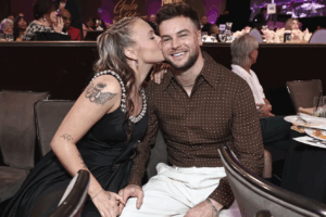 JoJo Siwa and Chris Hughes at Dancers Against Cancer Gala