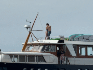 Katy Perry and Justin Trudeau Kissing on Yacht