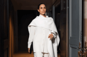 Meghan Markle Return to UK Meghan Markle at Balenciaga Fashion Show
