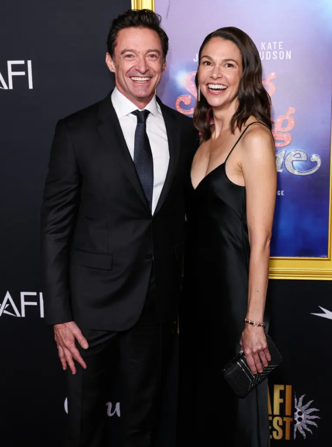 Hugh Jackman and Sutton Foster