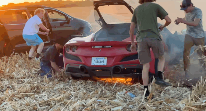 YouTuber Who Destroyed $400,000 Ferrari Arrested Over Tax Evasion Linked to Montana Plates