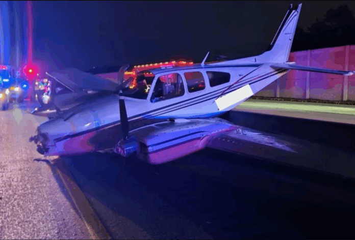 Plane Makes Emergency Landing on Florida’s I-95 Highway