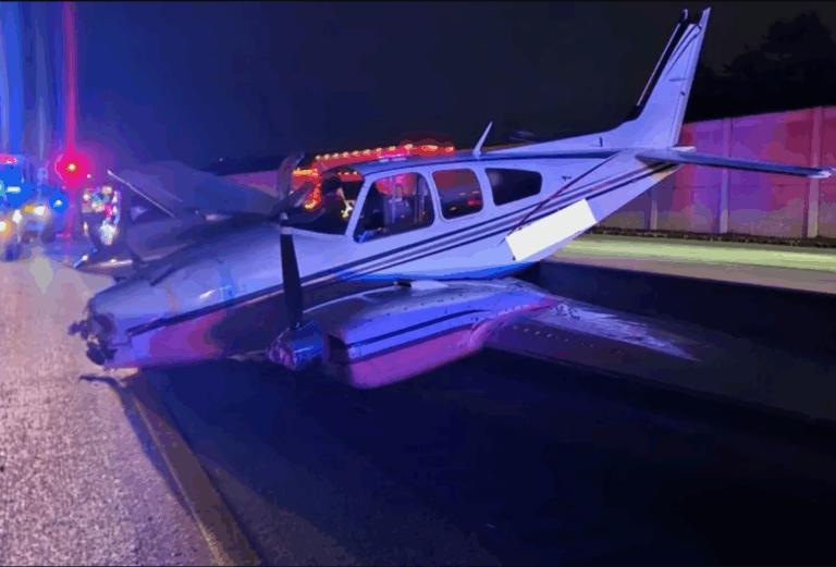 Plane Makes Emergency Landing on Florida’s I-95 Highway