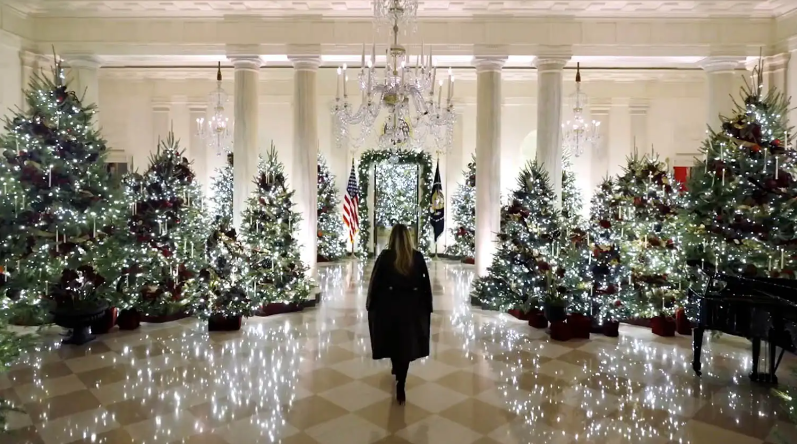 White House Christmas decorations a