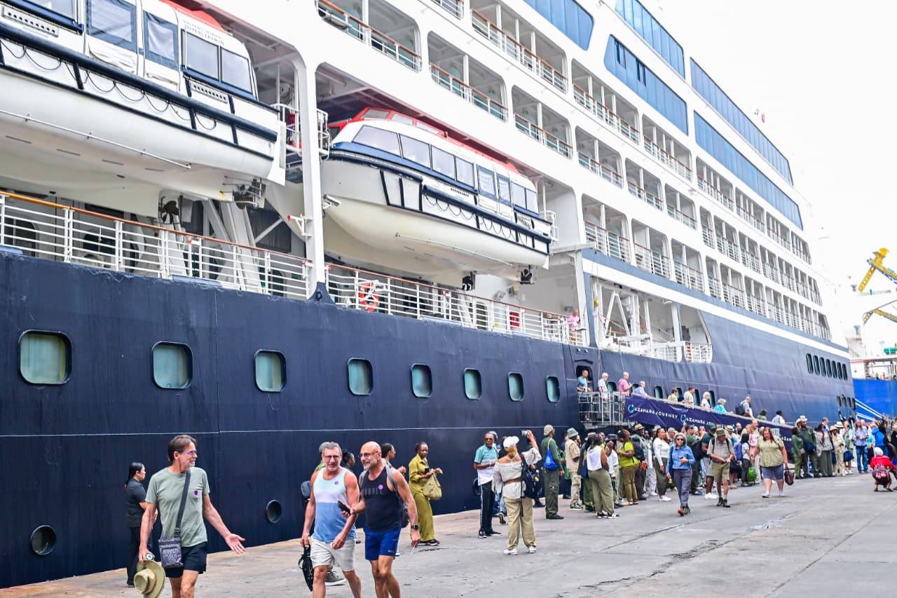 Azamara Cruise Ship in Mombasa