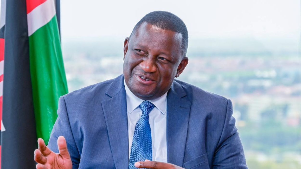 Cabinet Secretary for Youth Affairs, Creative Economy and Sports Salim Mvurya