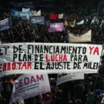 Tens of thousands protest in Argentina over Milei university cuts