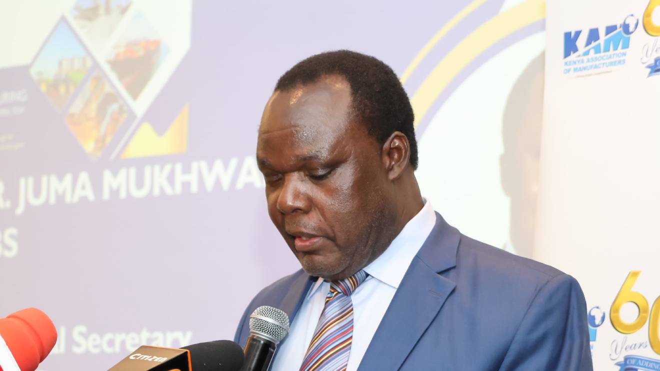 Principal Secretary for the State Department for Industry, Dr. Juma Mukhwana
